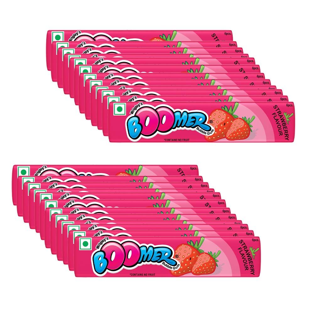 Wrigley's Boomer Multipack - Strawberry | Grocsy