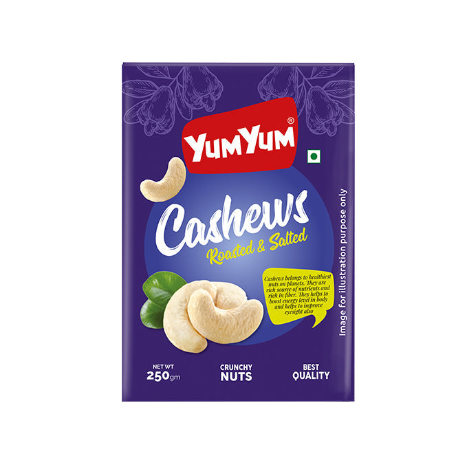 Yum Yum Roasted & Salted Cashews Box | Grocsy