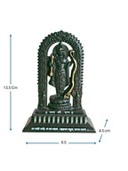 Sun Mun Decors Black Premium & Elegant Metal Ram Lalla | Grocsy