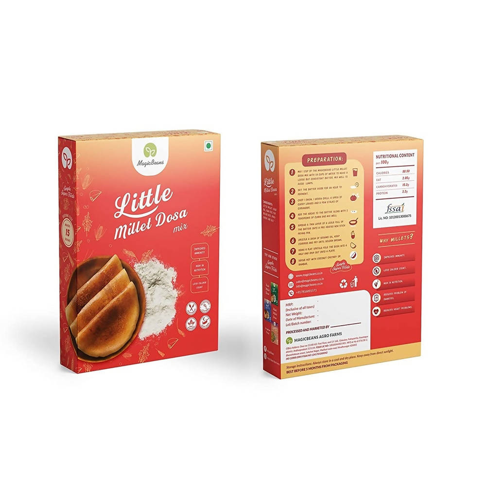 Magicbeans Little Millet Dosa Mix | Grocsy