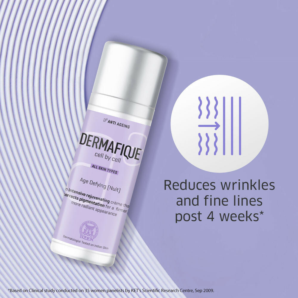 Dermafique Age Defying Nuit, Night Cream For Pigmentation & Dark Spots | Grocsy