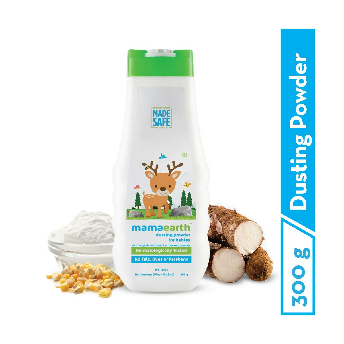 Mamaearth Daily Moisturizing Lotion & Dusting Powder with Organic Oatmeal & Arrowroot Powder for Babies | Grocsy