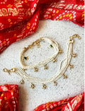 Joban Fashion Kundan With Cheer Anklets | Grocsy