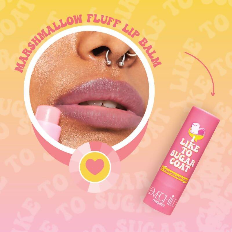 LoveChild By Masaba Gupta Lip Balm - I Like To Sugar Coat Marshmallow Fluff | Grocsy
