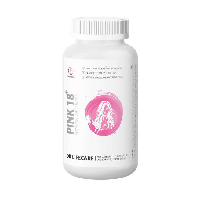 Ok Life Care Pink 18 Plus Capsules | Grocsy