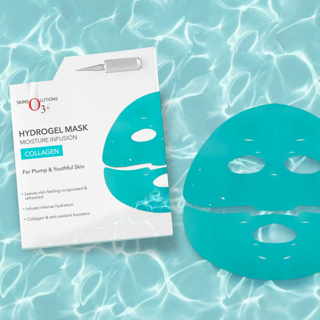 Professional O3+ Collagen Hydrogel Facial Mask For Bright & Plump Skin | Grocsy
