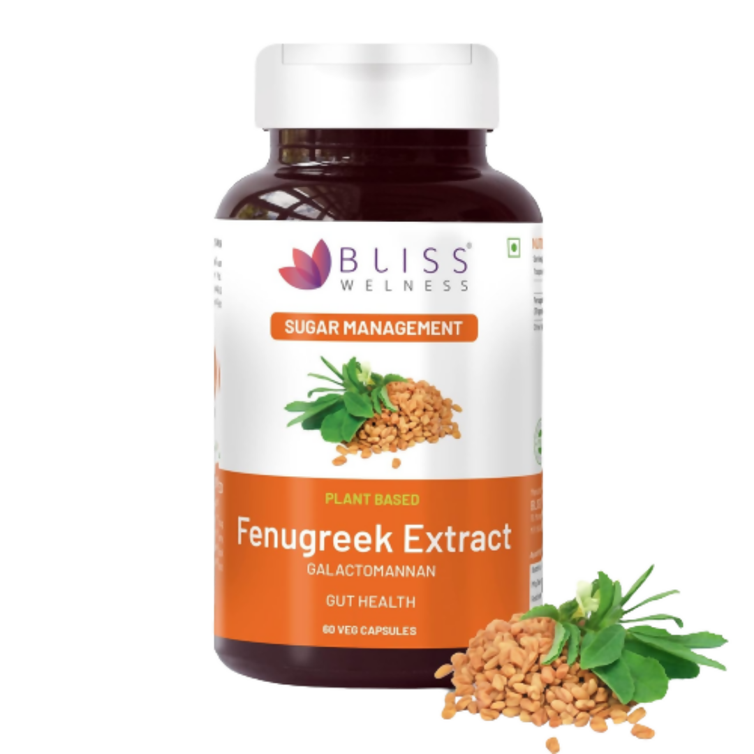 Bliss Welness Fenugreek Extract Capsules | Grocsy