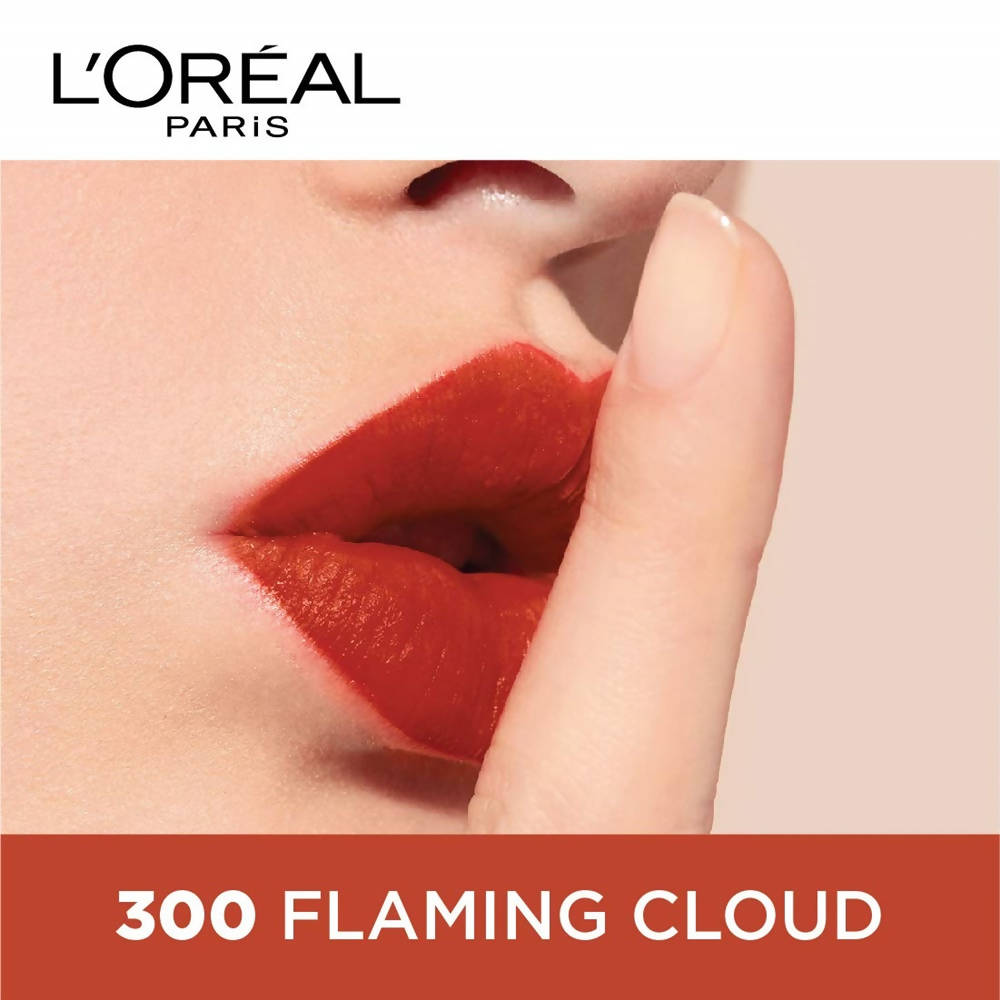 L'Oreal Paris Color Riche Moist Matte Lipstick - 300 Flaming Cloud | Grocsy