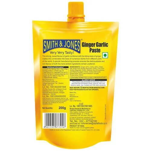 Smith & Jones Ginger Garlic Paste | Grocsy