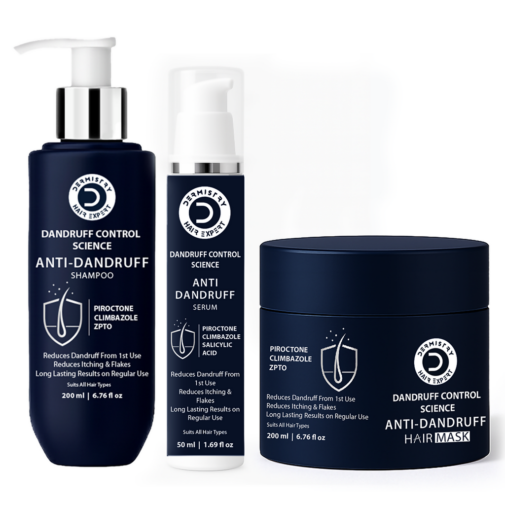 Dermistry Anti-Dandruff Control Shampoo Mask & Serum | Grocsy