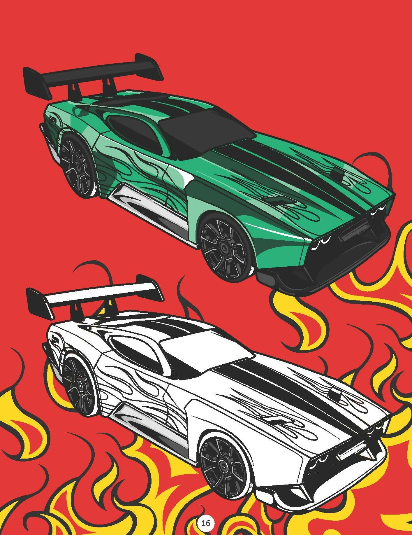 Dreamland Publications Hot Wheels Copy Colouring Book : Children Drawing, Painting & Colouring Book | Grocsy
