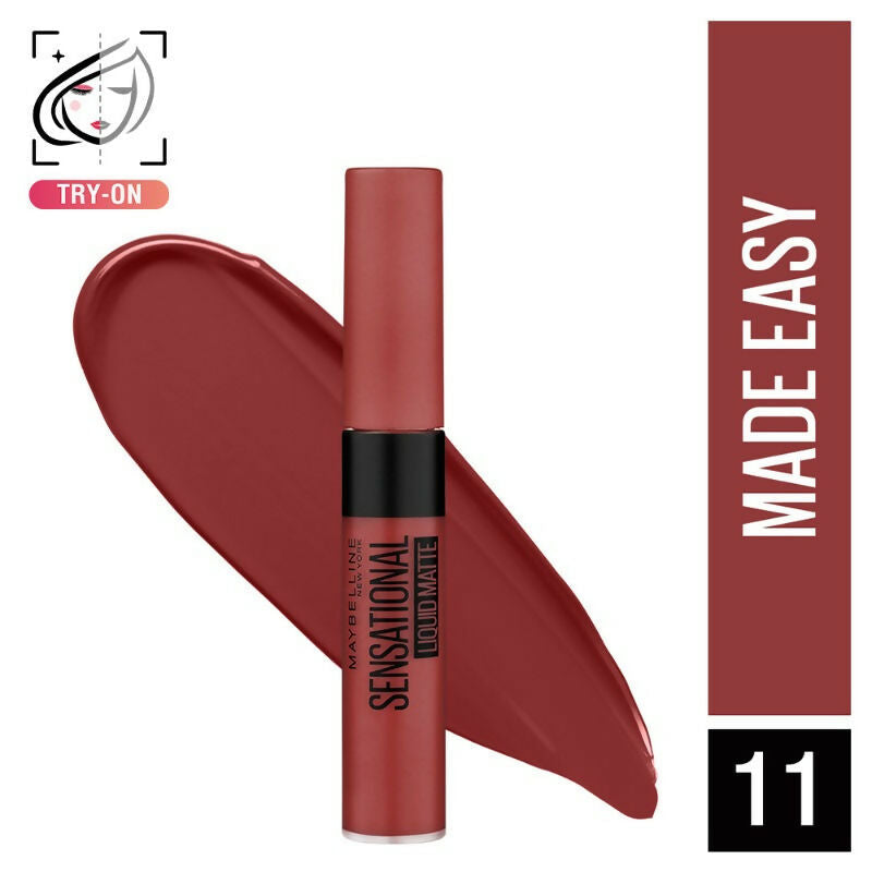 Maybelline New York Sensational Liquid Matte Lipstick - 11 Made Easy | Grocsy