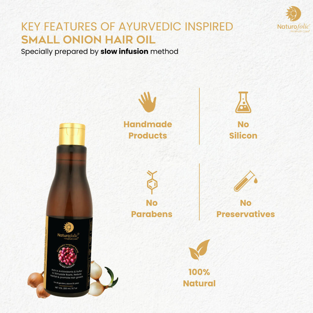 Prakruth Care Ayurvedic Inspired Onion Hair Oil | Grocsy