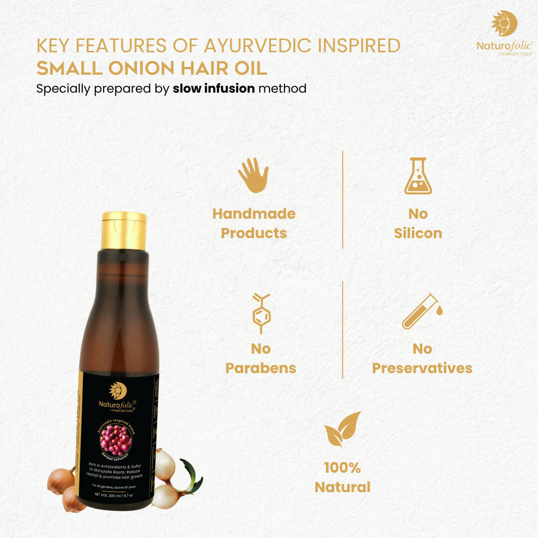 Prakruth Care Ayurvedic Inspired Onion Hair Oil | Grocsy