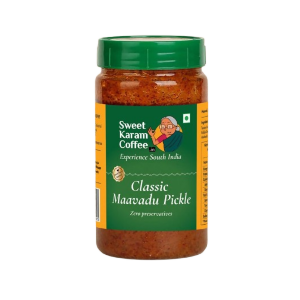 Sweet Karam Coffee Classic Maavadu Pickle | Grocsy