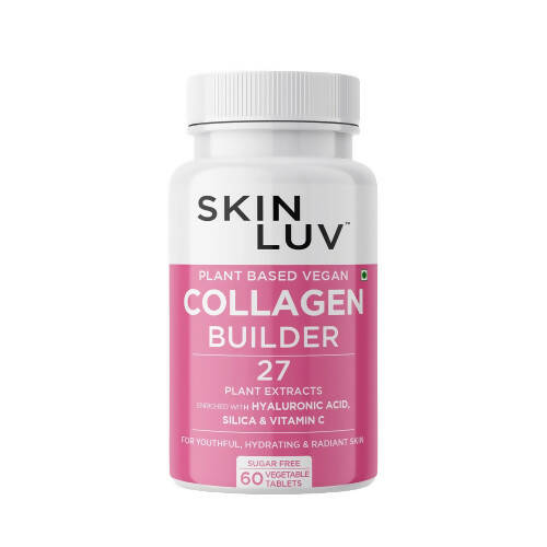 SkinLuv Plant Based Vegan Collagen Builder Sugar Free Veg Tablets | Grocsy