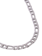 NVR Men Rhodium-Plated Stainless Steel Bohemian Chain | Grocsy