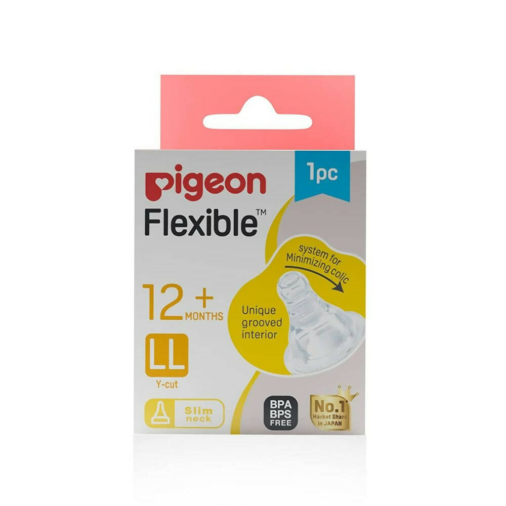Pigeon Peristaltic Nipple LL Y Cut | Grocsy