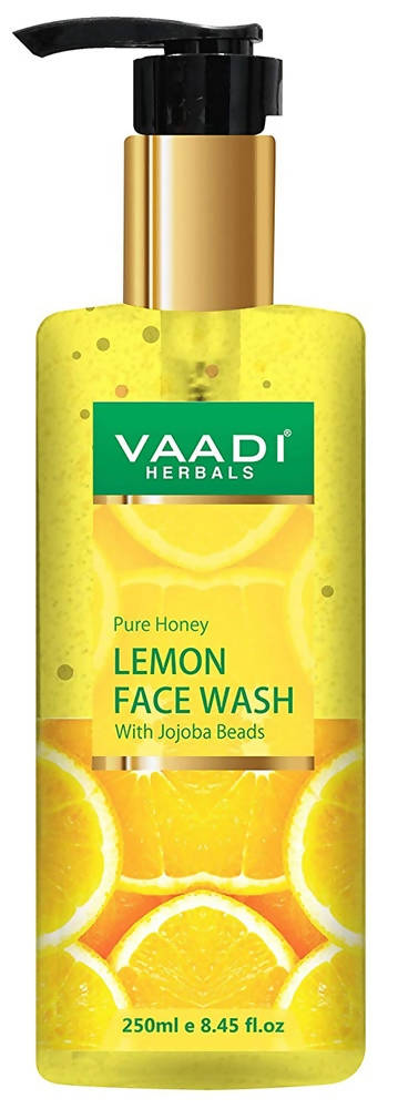 Vaadi Herbals Pure Honey Lemon Face Wash With Jojoba Beads | Grocsy