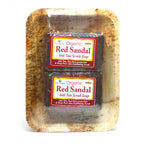 Khadi Eco Essentials Red Sandal Anti Tan Scrub Soap | Grocsy