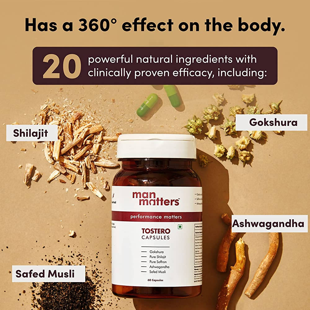 Man Matters Tostero Capsules | Grocsy