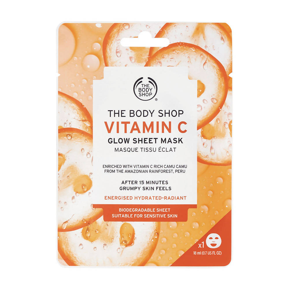 The Body Shop Vitamin C Glow Sheet Mask | Grocsy