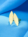 NVR Women's Western Gold-Polished Ajustable Finger Ring | Grocsy