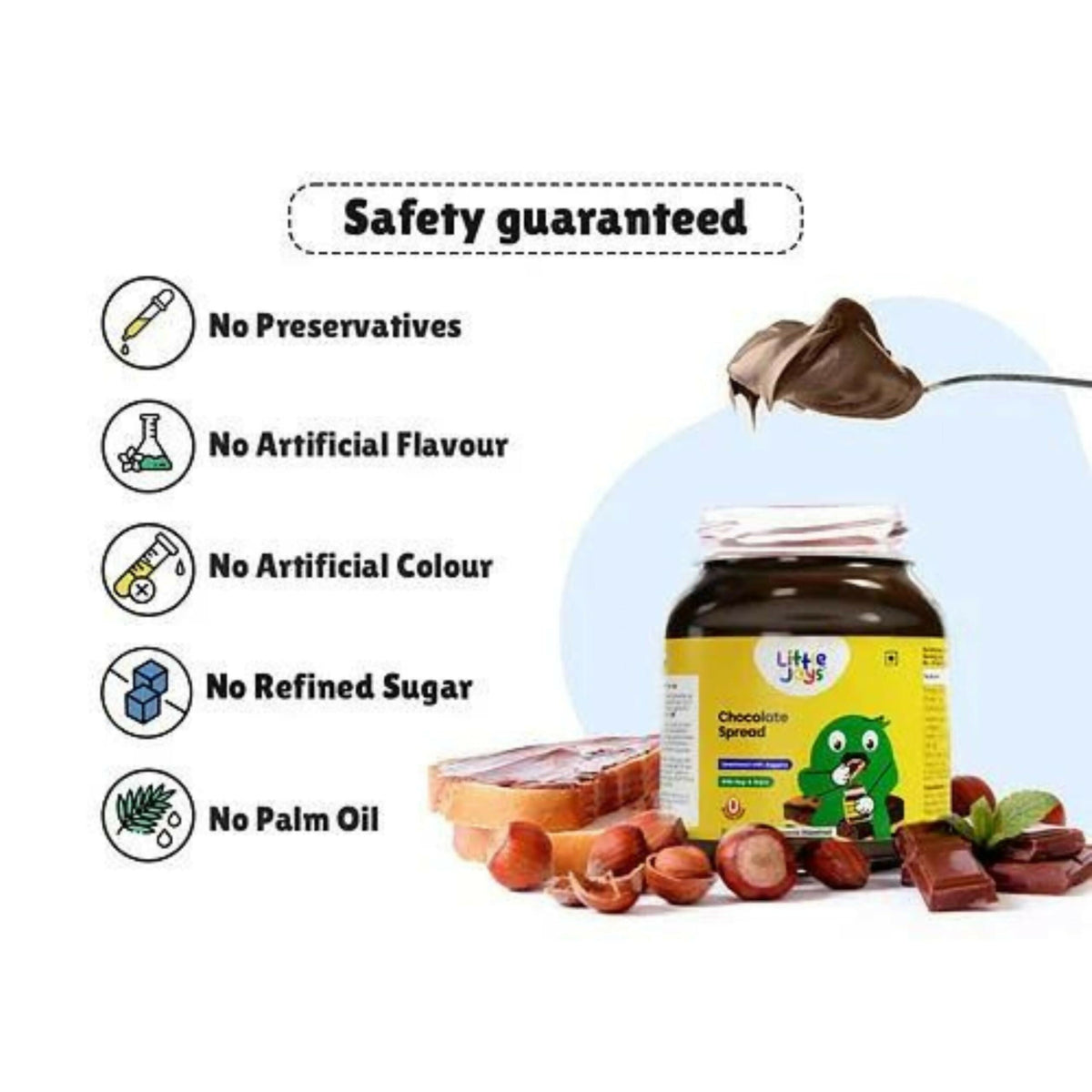 Little Joys Chocolate Spread for Kids With Hazelnut, Cocoa, Ragi & Bajra | Grocsy