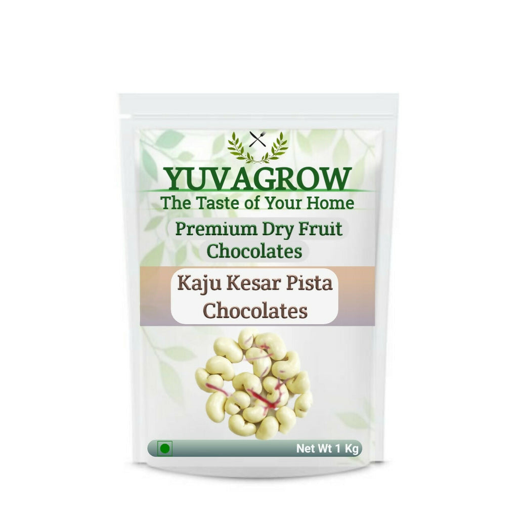 Yuvagrow Kaju Kesar Pista Chocolates | Grocsy