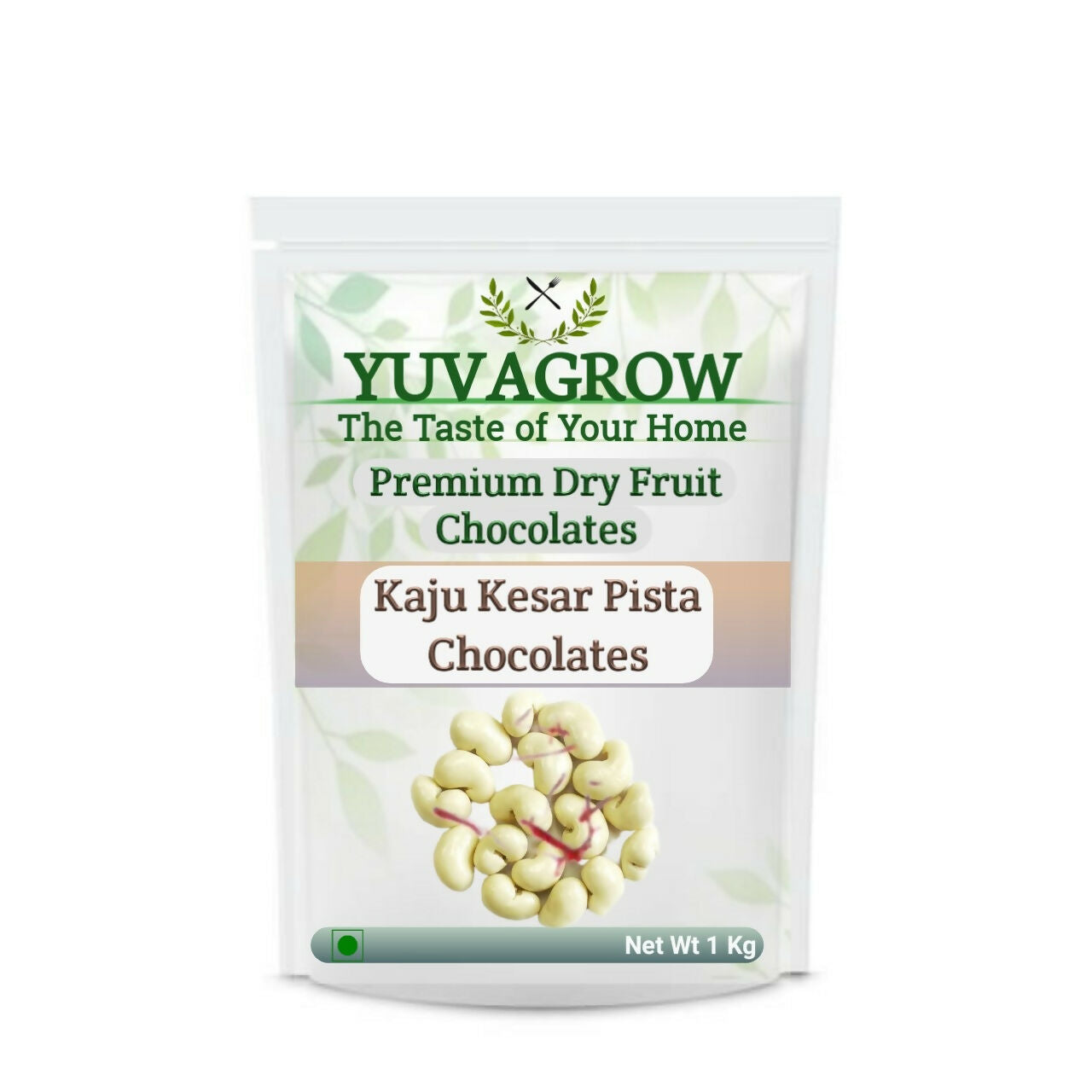 Yuvagrow Kaju Kesar Pista Chocolates | Grocsy