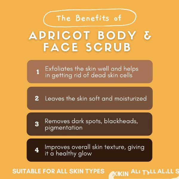 Organicos Apricot Face & Body Scrub | Grocsy