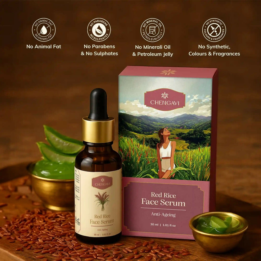 Chengavi Red Rice Face Serum | Grocsy