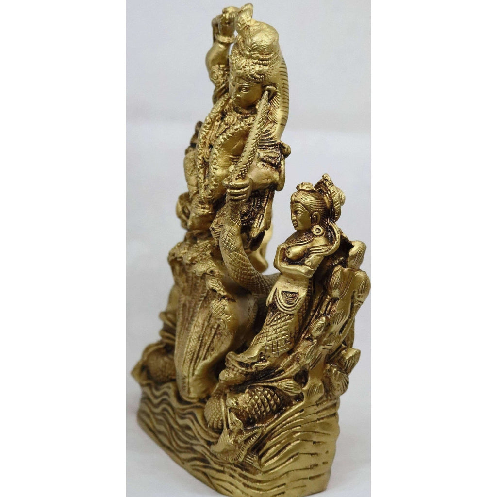 Chahat Premium Living Brass Kalika Krishna | Grocsy