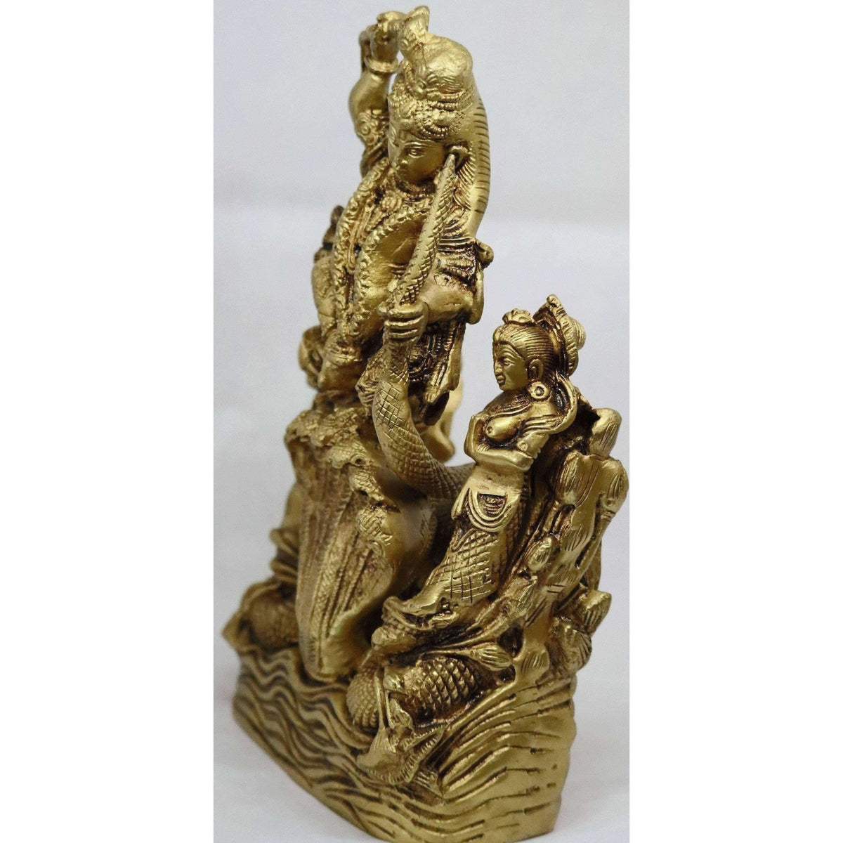 Chahat Premium Living Brass Kalika Krishna | Grocsy
