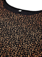 Ahalyaa Women's Traditional Wear Co-ods - Black | Grocsy