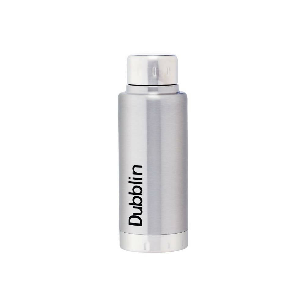 Dubblin Carry Silver Vacuum Bottle | Grocsy