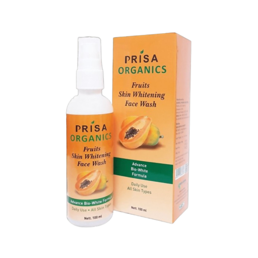 Prisa Organics Saffron & Papaya Lightening Face Wash | Grocsy