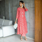 Aayaa Pure Muslin printed Kurti & Pant - Red | Grocsy
