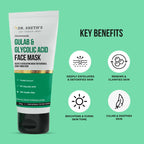 Dr. Sheth's Gulab & Glycolic Acid Face Mask Deep Exfoliating Face Pack For Even-toned Skin, For Normal to Oily Skin | Grocsy