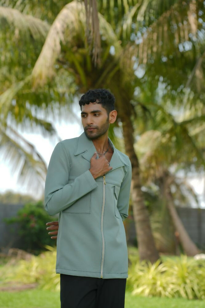 Sandrift Olive Shacket by Hilo Design | Grocsy
