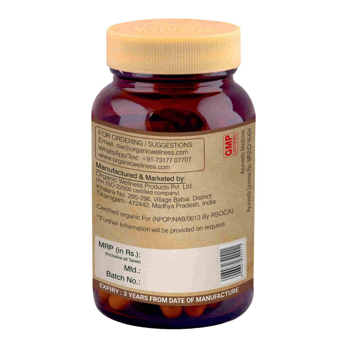 Organic Wellness Licorice Capsules | Grocsy