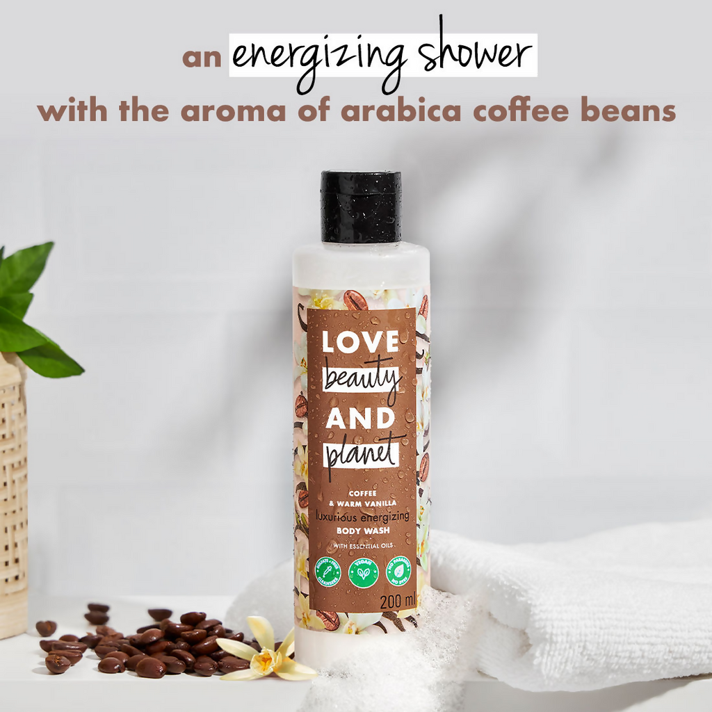 Love Beauty And Planet Coffee & Warm Vanilla Body Wash | Grocsy