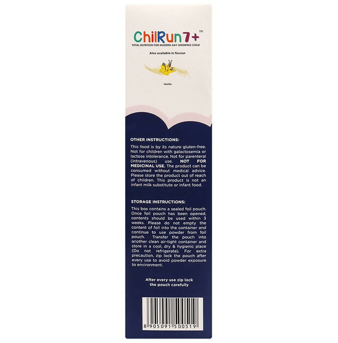 Chilrun 7+ Drink with Almond & Oats For Modern Day Growing Children Vanilla | Grocsy