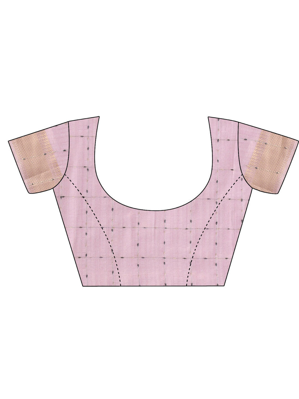 Shree Shyam Fashion Organza Light Pink Saree | Grocsy