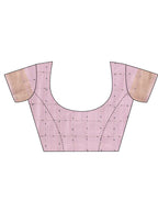 Shree Shyam Fashion Organza Light Pink Saree | Grocsy