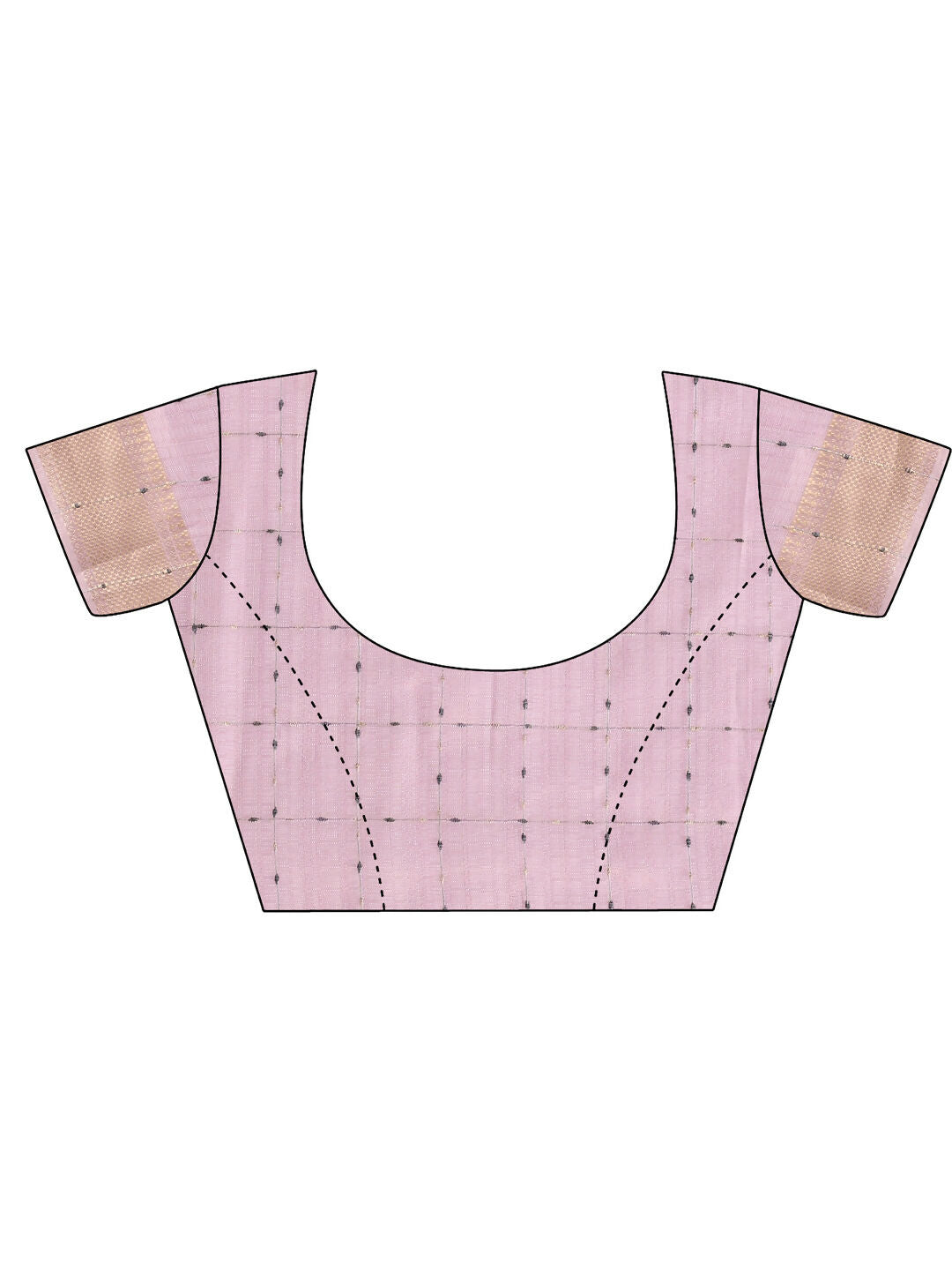 Shree Shyam Fashion Organza Light Pink Saree | Grocsy