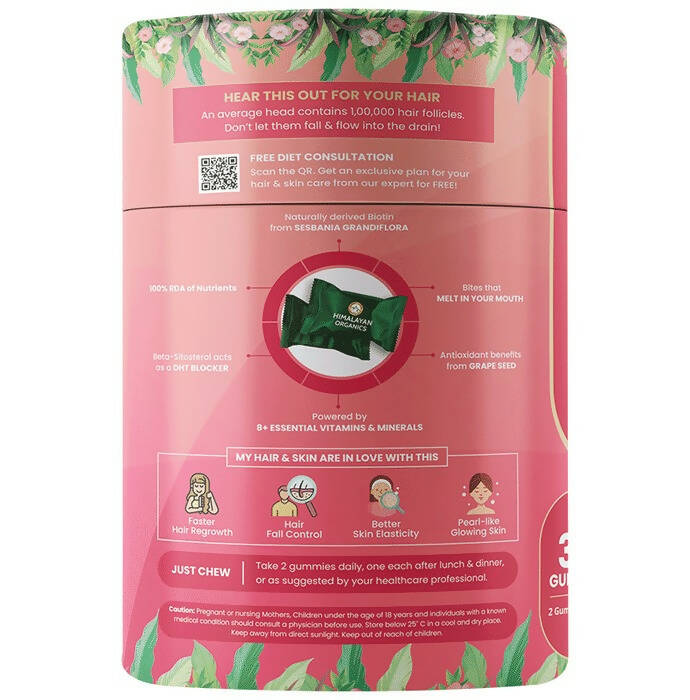 Himalayan Organics Hair & Skin Gummies | Grocsy
