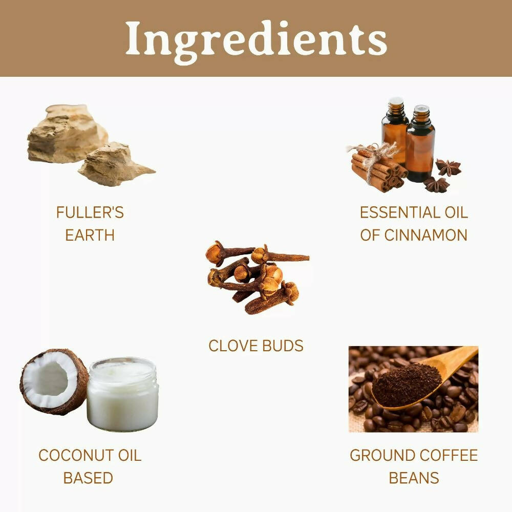 Mitti Se Coffee Cinnamon Clay Handcrafted Soap | Grocsy