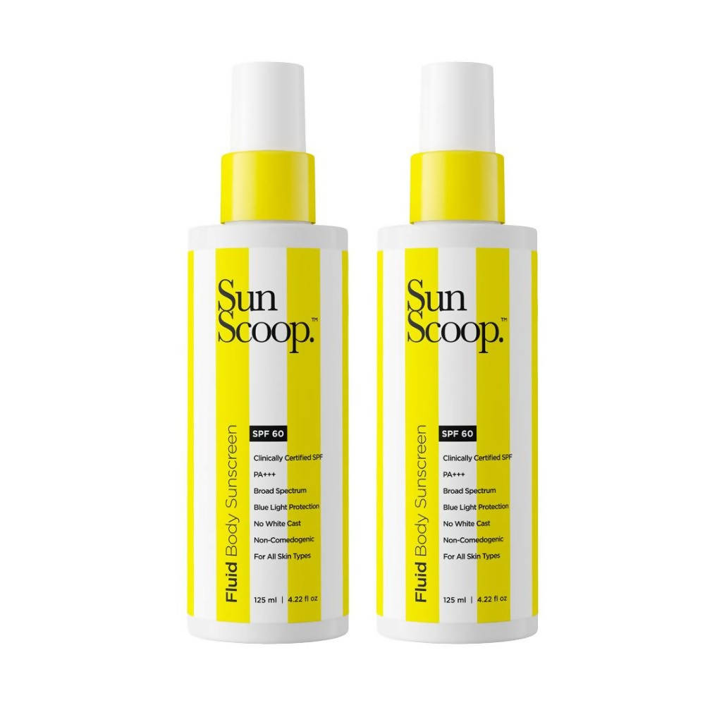 Sun Scoop Fluid Body Sunscreen SPF 60 | Grocsy