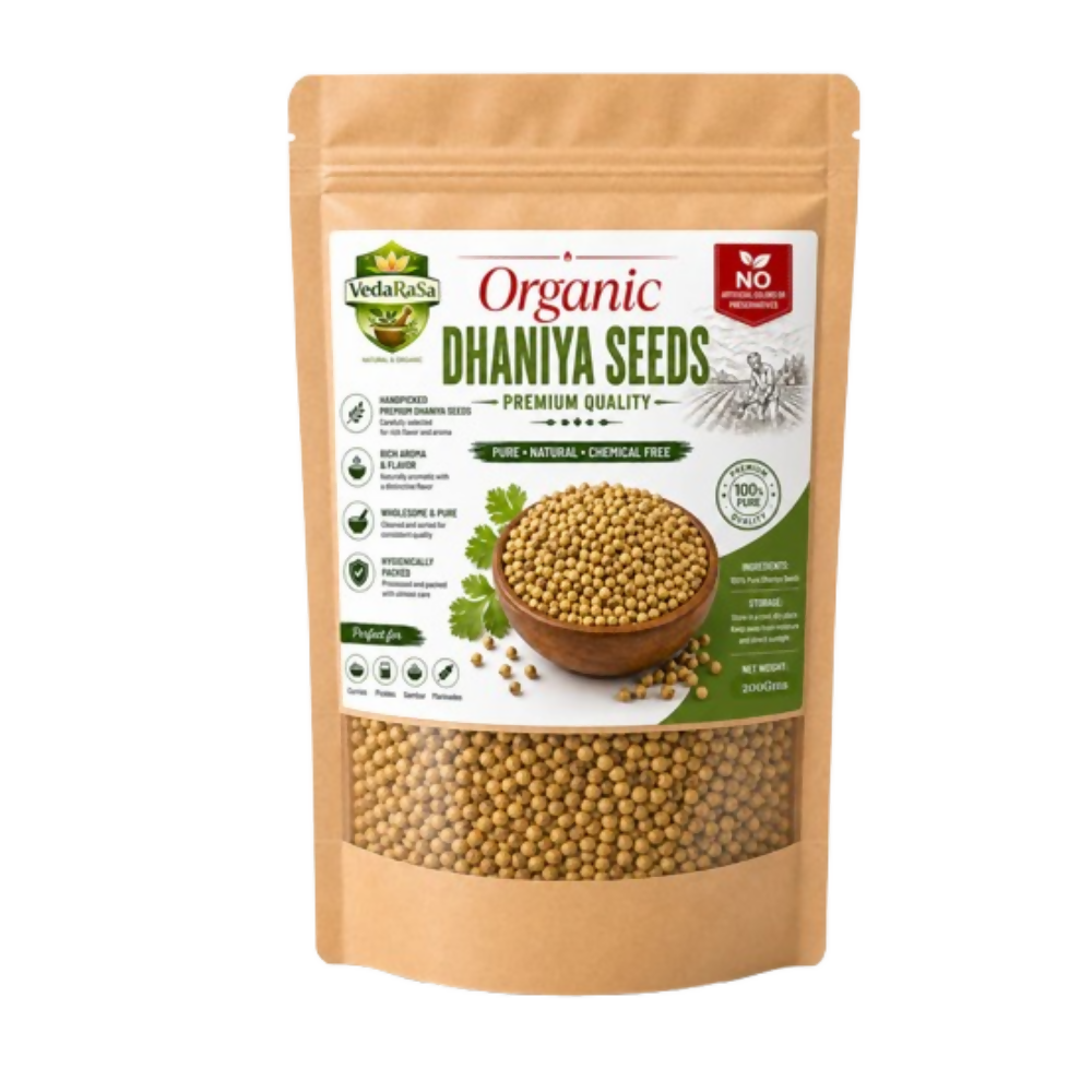 VedaRasa Organic Dhaniya Seeds | Grocsy
